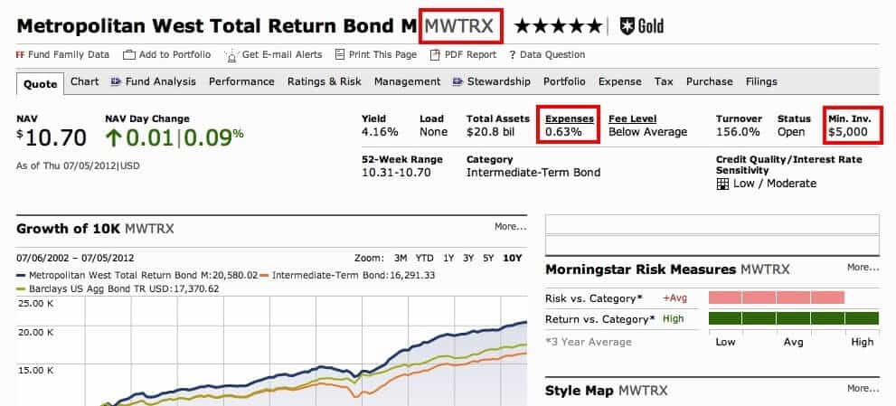 core bond fund 5