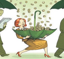 raining dividends